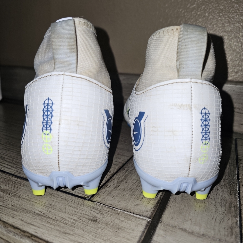 Nike Mercurial Superfly Academy Futbol Shoe Blue White Soccer Cleats Youth 5.5 - Picture 4 of 6
